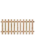 Tuinhek geïmpregneerd recht 60x180 cm