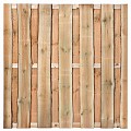 Tuinscherm geïmpregneerd 12 planks Rustiek 180x180 cm