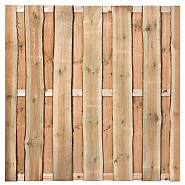 Tuinscherm geïmpregneerd 12 planks Rustiek 180x180 cm