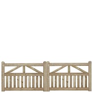 Inrijpoort 120x360 set (2x180 cm)