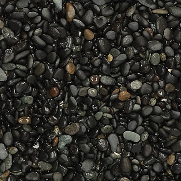 Beach Pebbles Black 8-16 mm (25 kg)