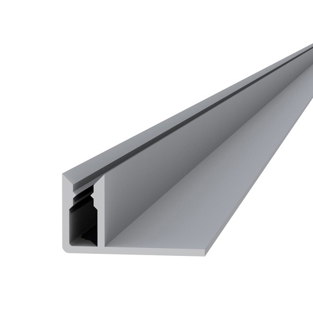 Aluminium onderprofiel 4.0x2.2x300 cm