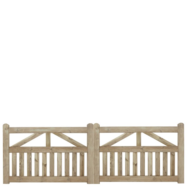 Inrijpoort 120x360 set (2x180 cm)