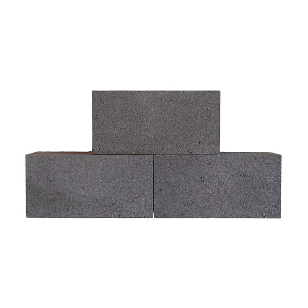 Muurblok antraciet 15x15x30 strak