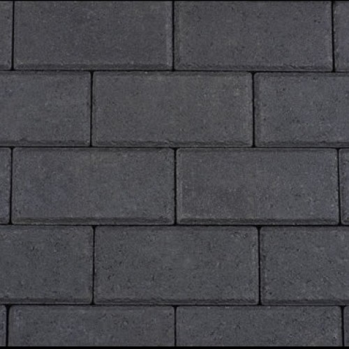 Betonstraatsteen 8cm antraciet machinaal pakket S-top