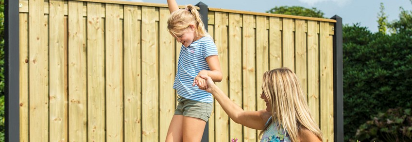 Geïmpregneerde schuttingen